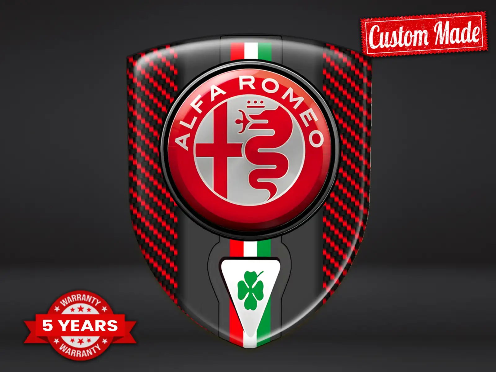 Alfa Romeo Stoßsticker Auto Edition Tuning Maximal